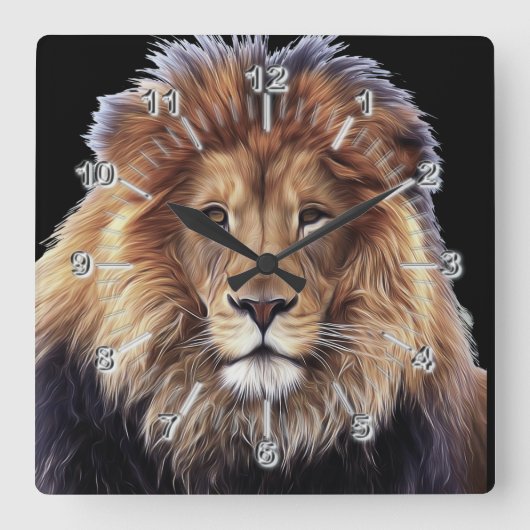 Carrée Lion Grande horloge (Recto)