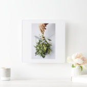 CARRÉE "NOËL MISTLETOE" HORLOGE DE NOËL (Maison)