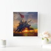 Carrée nous horloge de marines (Maison)