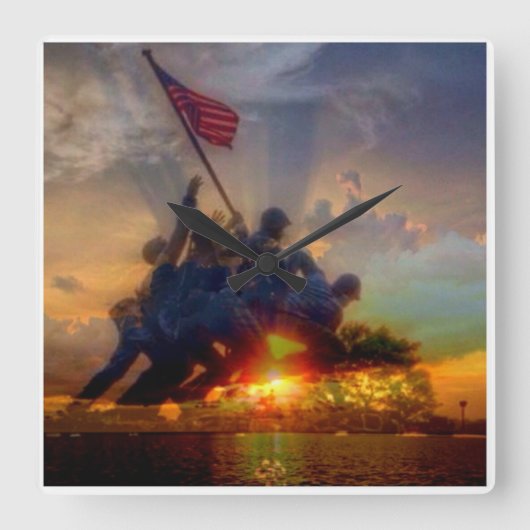 Carrée nous horloge de marines (Recto)