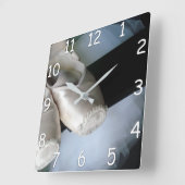 Carrée Pointe Show & Tutu Mur Horloge pour Danseurs de Ba (Angle)