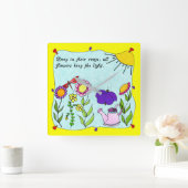 Carrée Profond dans leur horloge Carré Roots (Maison)