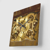 Carrée Radical Steampunk 3 horloge (Angle)