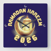 Carrée Ramadan 2026 horloge (Recto)