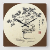 Carrée Sous mes soins - Horloge (Recto)