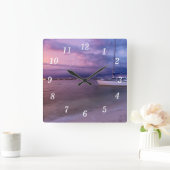 Carrée Tempête Arrivant À Navarre Florida Horloge Mur (Maison)