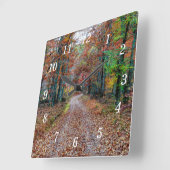 Carrée Tomber Sur Le Mur De Route Dirt Nouvelle Horloge (Angle)