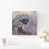 Carrée Vin d'ail et horloge d'herbes (Maison)