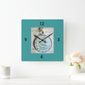 CARRÉE ***VOYAGE DANS LE PAYS*** MUR HORLOGE (Maison)