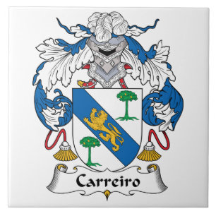 Carreiro Family Crest Tegeltje