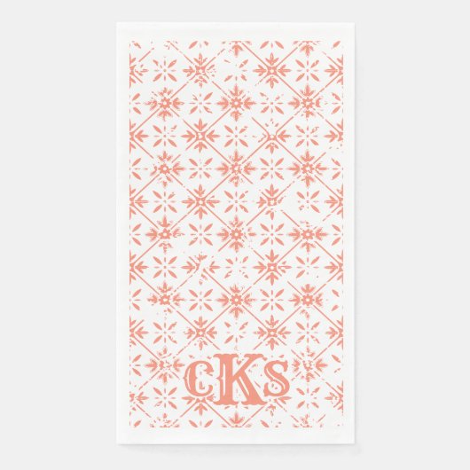 Carrelage à motifs mexicain | Serviettes en papier (Devant)