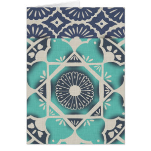 Carrelage bleu Batik II