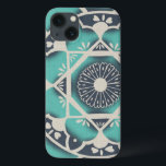 Carrelage bleu Batik II<br><div class="desc">Floral</div>