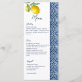 Carrelage bleu citron Amalfi modèle douche nuptial (Devant)