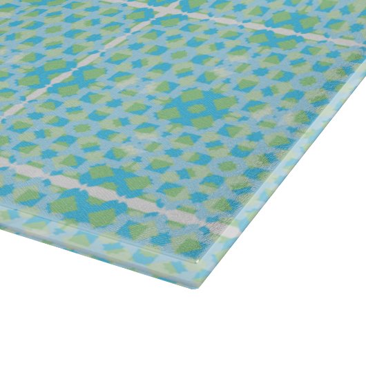 Carrelage bleu clair Turquoise Planche à découper (Coin)