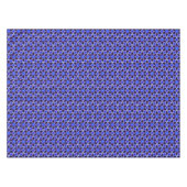 Carrelage bleu et noir étoile Nappe (Devant (Horizontal))