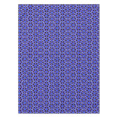 Carrelage bleu et noir étoile Nappe (Devant)