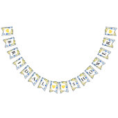 Carrelage bleu Fête des mariées citron drapeaux (Tout)