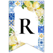 Carrelage bleu Fête des mariées citron drapeaux (Troisième drapeau)