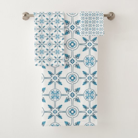 Carrelage bleu marocain Motif (En situation)