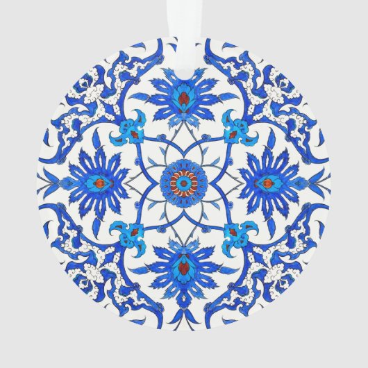 Carrelage chinois Art Nouveau - Cobalt Bleu & Blan (dos)