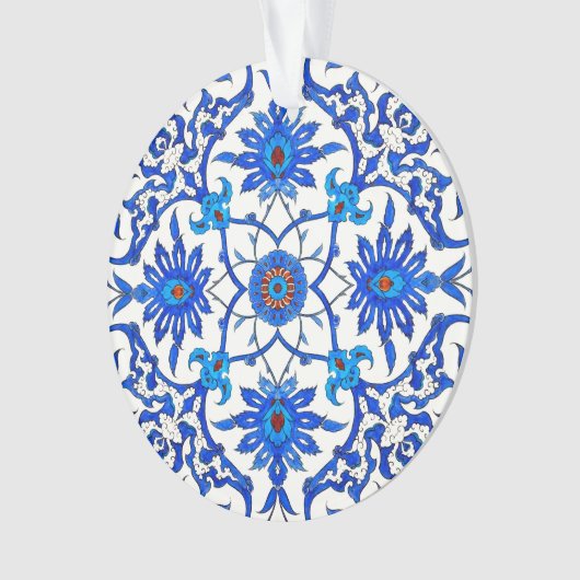 Carrelage chinois Art Nouveau - Cobalt Bleu & Blan (devant)