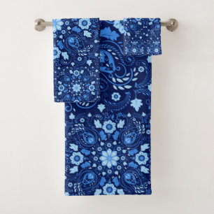 Carrelage Damas Oriental Tons bleu