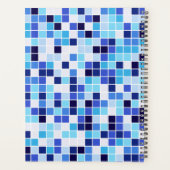 Carrelage de la piscine, Carrelage en mosaïque ble (Dos)