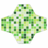 Carrelage de piscine, Carrelage en mosaïque verte, (Plat)