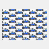 Carrelage de voiture de course Feuilles de papier  (Devant 2)