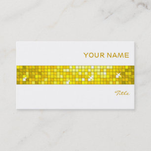 Carrelage Disco Carrelage carte de visite jaune Ba