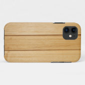 Carrelage en bois iPhone SE+5/5S Coque (Dos (Horizontal))