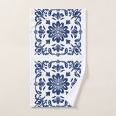 Carrelage en céramique folklorique ethnique en sty (Serviette à main)