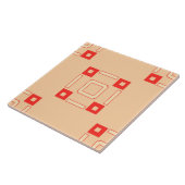 Carrelage en céramique - Motif en carreaux de cora (Côté)