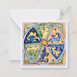 Carrelage en céramique sicilienne - P7 - Carte de 
