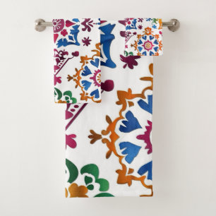 Carrelage en étoile coloré mexicain