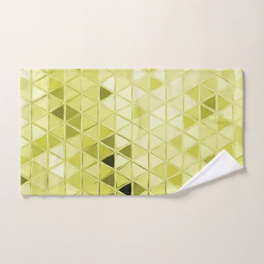 Carrelage en mosaïque Mariage vert Chartreuse (Serviette à main)