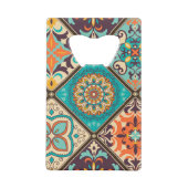 Carrelage en patchwork coloré : Motifs islamiques. (Dos)