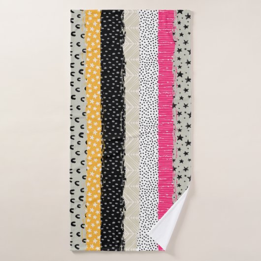 Carrelage en Patchwork : Conception Versatile Sans (Serviette de bain)