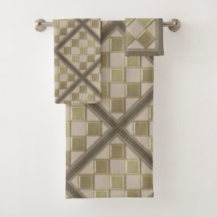 Carrelage en verre 3D couleur beige