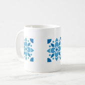 Carrelage floral en azulejo portugais - Tasse en c (Devant gauche)