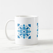 Carrelage floral en azulejo portugais - Tasse en c (Gauche)