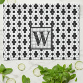 Carrelage hexadécimal Imprimer Serviette de cuisin (Plié)
