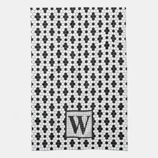 Carrelage hexadécimal Imprimer Serviette de cuisin (Vertical)