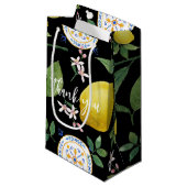 Carrelage italien personnalisé Botanique Petit sac (Devant Angle)