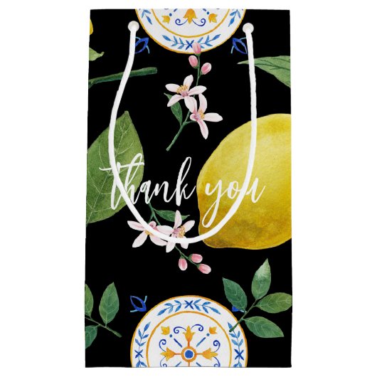 Carrelage italien personnalisé Botanique Petit sac (Devant)