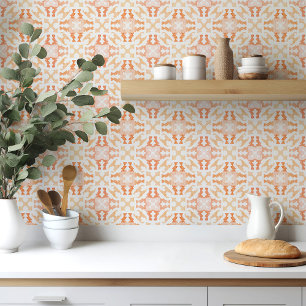 Carrelage marrocan en carreaux oranges