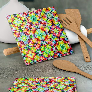 Carrelage méditerranéen, Carreaux d'encre d'alcool