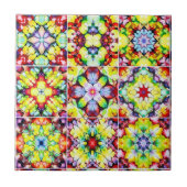 Carrelage méditerranéen, Carreaux d'encre d'alcool (Devant)