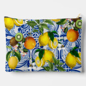 Carrelage méditerranéen et sac cosmétique citron (Verso)